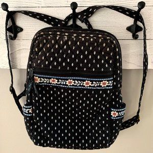 Vera Bradley Alpine Black Small Backpack